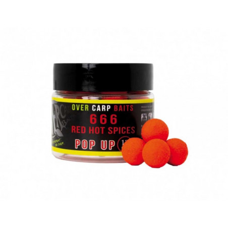 Boilies Pop-Up Fluo 666 Red...