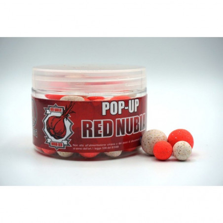 Boilies Pop-Up Red Nubia 15 mm