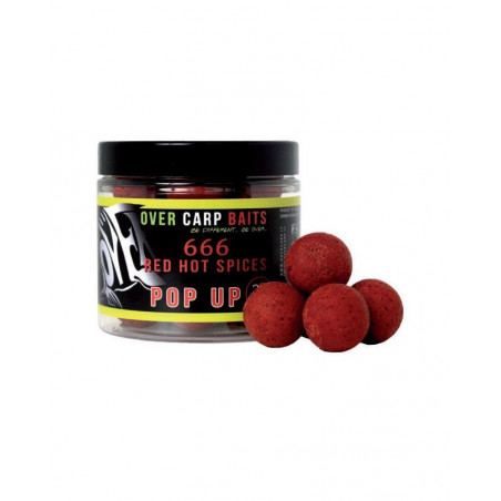 Boilies Pop UP 666 Red Hot...