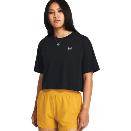 T-shirt Donna Boxy Crop Logo