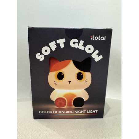 Lampada Gatto Tricolor Soft Glow Ricaricabile | i-Total