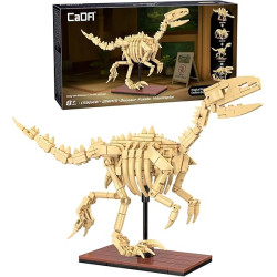 Velociraptor Fossile CADA 256 Pezzi | Costruzioni Dinosauri