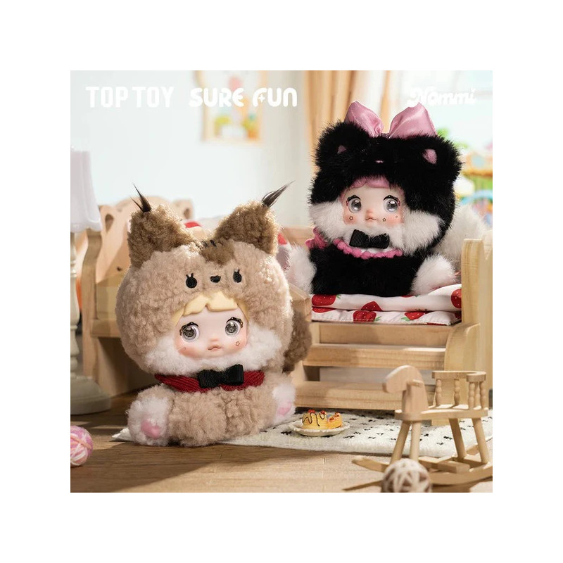 Nommi Sitting Zoo Blindbox Cat & Linx