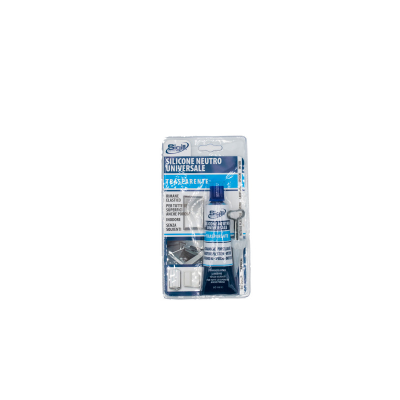 SILICONE SIGILL NEUTRO TRASPARENTE 60 ml SILICONE SIGILL NEUTRO TRASPARENTE 60 ml