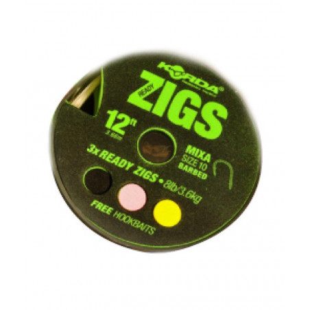 Ready Zigs Size 10 Barbed