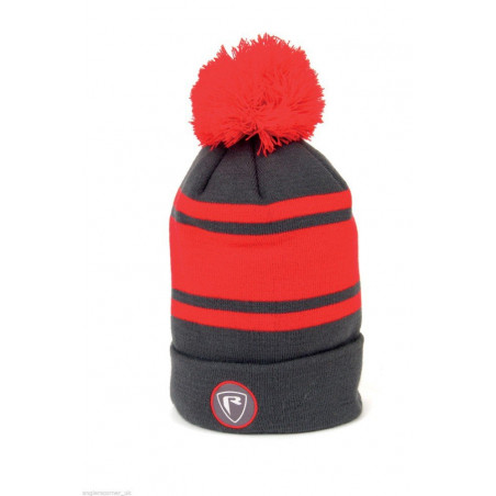 Cappello Red / Grey Bobble Hat