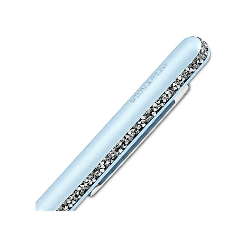 Swarovski - Penna a sfera Crystal Shimmer Blu, Cromato